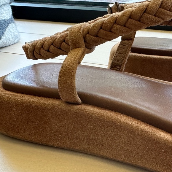 GIA/RHW Braided Suede 
Thong Slingback Sandals - Picture 10 of 15